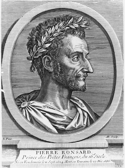 Pierre de Ronsard by French School